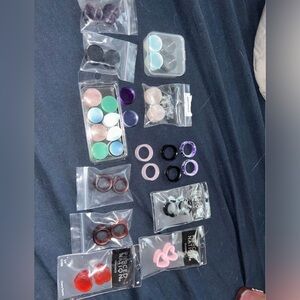 Assorted Colorful Ear Gauges